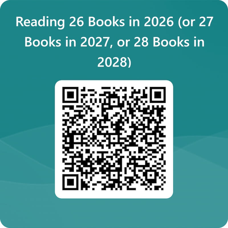26 books in 2026 or 27 in 2027 or 28 in 2028